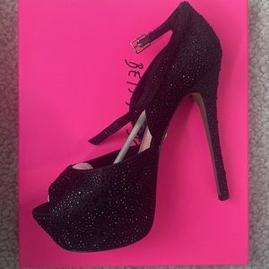 Betsey Johnson LISSSY BLACK MULTI SHOE